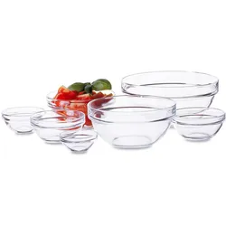 Luminarc Schüssel 17 cm 6-er Set EMPILABLE Transparent