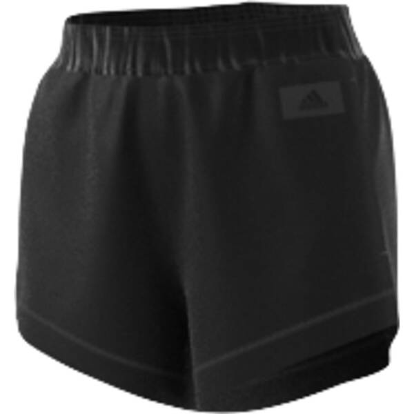 ADIDAS Damen Shorts RECCO, Schwarz/Weiß, M