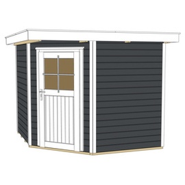 Weka Gartenhaus 229 2,09 x 2,05 m anthrazit