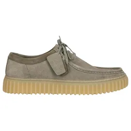 CLARKS Schnürschuhe Torhill Low mit großer, gerippter Außensohle 5357 Sage Suede 40 - 40