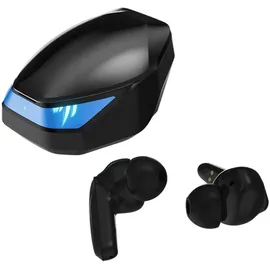 SADES Wings 200 TW-S02 In-Ear-Kopfhörer (kabellos, Stereo, mit Mikrofon, Bluetooth 5.0, automatische Kopplung) - Schwarz