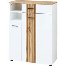 Innostyle Sparks 80 x 106 x 38 cm 2-türig, 1 Schubkaste, 1 offene Fächer, Softclose weiß