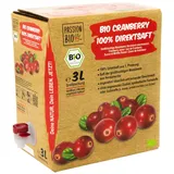 Bio Cranberrysaft 3 Liter - 100% Bio Cranberry Direktsaft aus Kanada - abgefü...