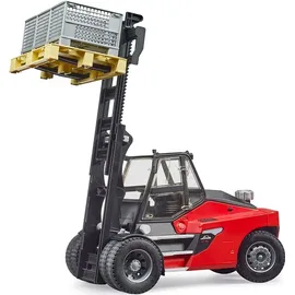 Bruder Linde HT160 Stapler mit Palette, 3 Boxen