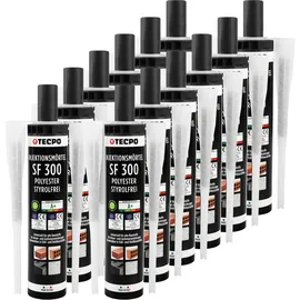 TECPO 12x Injektionsmörtel SF 300 Verbundmörtel Montagemörtel 300ml