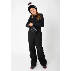 Reusch Skihandschuhe "Teddy GORE-TEX", Mädchen, Gr. 3,5, schwarz (schwarz, grau), 95% Polyester, 5% Lederimitat, mehrfarbig, Handschuhe, mit wasserdichter Funktionsmembran