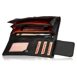 Josephine Osthoff Handtaschen-Manufaktur Josephine Osthoff Geldbörse Damen Portemonnaie schwarz
