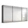 Rauch Schwebetürenschrank Oracle 360 x 229 x 62 cm Grau
