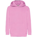 FRUIT OF THE LOOM Classic Hooded Sweat Kids Kapuzen-Sweatshirt - Rosa