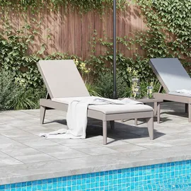vidaXL Sonnenliege 186 x 60 x 29 cm Braun