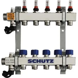 Buderus Schütz Edelstahl-Verteiler Komfort 90-3 5 Heizkreise, 320 mm Nr. 3053413 -...