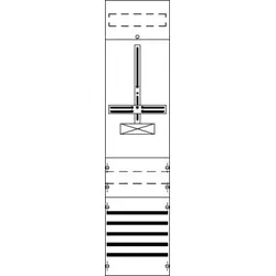 Striebel & John FD17XM2 Zählerfeld ohne Verdrahtung mit Dreipunkt-Befestigung, 7RE 2CPX054192R9999