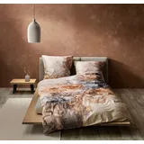 fleuresse Bettwäsche »Bed Art S«, Mako Satin 100% Baumwolle mit Reißverschluss, beige