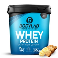Bodylab24 Whey Protein Pulver, Bananenbrot, 1kg