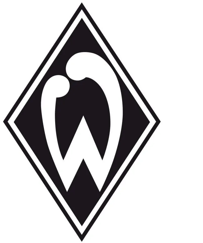 Wall-Art Wandtattoo »Fußball Werder Bremen Logo«, (1 St.), selbstklebend, entfernbar Wall-Art schwarz