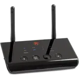 FeinTech ABT00102 Bluetooth 5.0 Audio Sender Empfänger aptX HD Low Latency Toslink SPDIF Bypass Konverter, schwarz