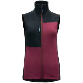 Devold Nibba Pro Merino Wollweste ink beetroot- M