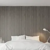 FibroTech Akustikpaneel Proff  (Grey Oak, L x B x S: 3.000 x 605 x 22 mm)