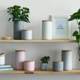 Springlane Vorratsdose hellgrau 10,1 x 18,3 cm 0,9 l