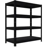 Kellerregale Biedrax 40 x 60 x 90 cm, 4 Fachböden x 100 kg, schwarz