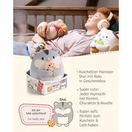 NICI Kuscheltier Hamster Shai 16 cm mit Keks