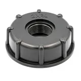 Voxtrade IBC Adapter Deckel 3/4 Zoll grau