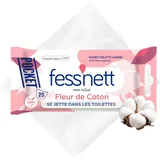 Fess'Nett feuchtes Toilettenpapier Pocket Fleur de Coton 20 Stück – 1 Packungen