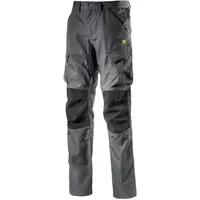 Diadora Utility Ripstop, Workwear Cargohose - Dunkelgrau/Schwarz - XL