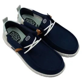 HEYDUDE Wally Craft Linen Herren Navy 42