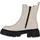 VAN HILL Damen Plateau Boots Stiefeletten Profil-Sohle Stiefel Schuhe 839534, Farbe: Beige Schwarz, 38 - 38
