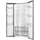 Hisense RS3P558NE Side-by-Side (485 l, 1786 mm hoch, Silber)