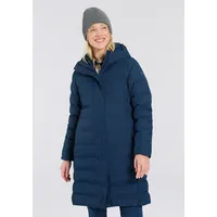 CMP WOMAN Coat FIX Hood blue ink
