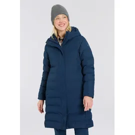 CMP WOMAN Coat FIX Hood blue ink