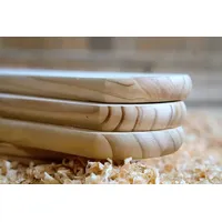 Zaunlatte 2x9x120cm Sibirische Lärche Muster A - Naturbelassen