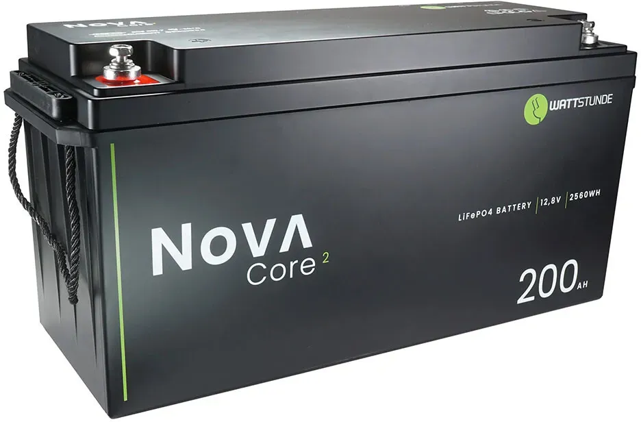 WATTSTUNDE NOVA Core 2 200Ah Batterie LiFePO4 12,8V