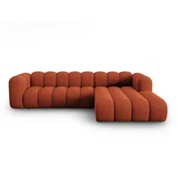 Micadoni Ecksofa Lupine, modular 4-Sitzer orange