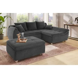Jockenhöfer Hocker Genua Polyester 103 x 48 x 83 cm Grau