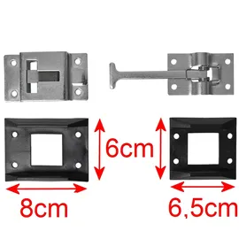 PRO PLUS ProPlus 342124S Türfeststeller mit Halteteil inklusive 2 Kunststoff Unterlegteile