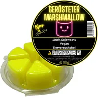 WonderWax Duftwachs WonderWax® Duftwachs Kreis 6 pcs Neon (Geröstete Marshmallows), Duftrichtung: Geröstete Marshmallows