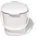 Oxo Biomülleimer 2,8 l Weiß