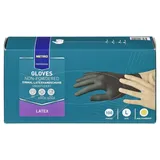 METRO Professional Einmalhandschuhe, Latex, ungepudert, Größe L, schwarz, 100 Stück