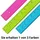 KUM Lineal L1 Pop 3032229, 15 cm, Kunststoff, farbig transparent