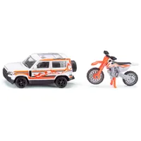 Siku 1114 - Land Rover Defender mit KTM Motorrad, 197x78x37mm