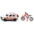 Siku 1114 - Land Rover Defender mit KTM Motorrad, 197x78x37mm
