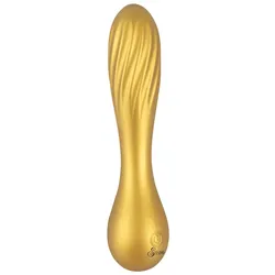 Sweet Smile Vibrator Flexible Swirl gold 
