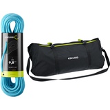 Edelrid Boa 9.8 Kletterseil mit Seilsack blau,