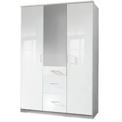 Kleiderschrank  Clack ¦ weiß ¦ Maße (cm): B: 135 H: 199 T: 58.0