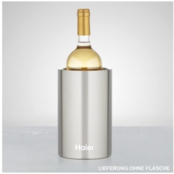 Haier Weinkühler HAWTB01, Für 1 Flasche silberfarben