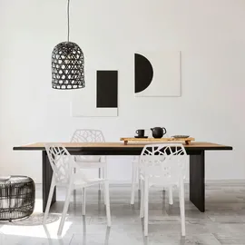 HJH Office Gartenstühle, ARTIFO TRI Kunststoff Weiß