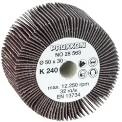 Schleifmopwalze für Walzenschleifer WAS/E + WAS/A, Korn 240, 2 Stück